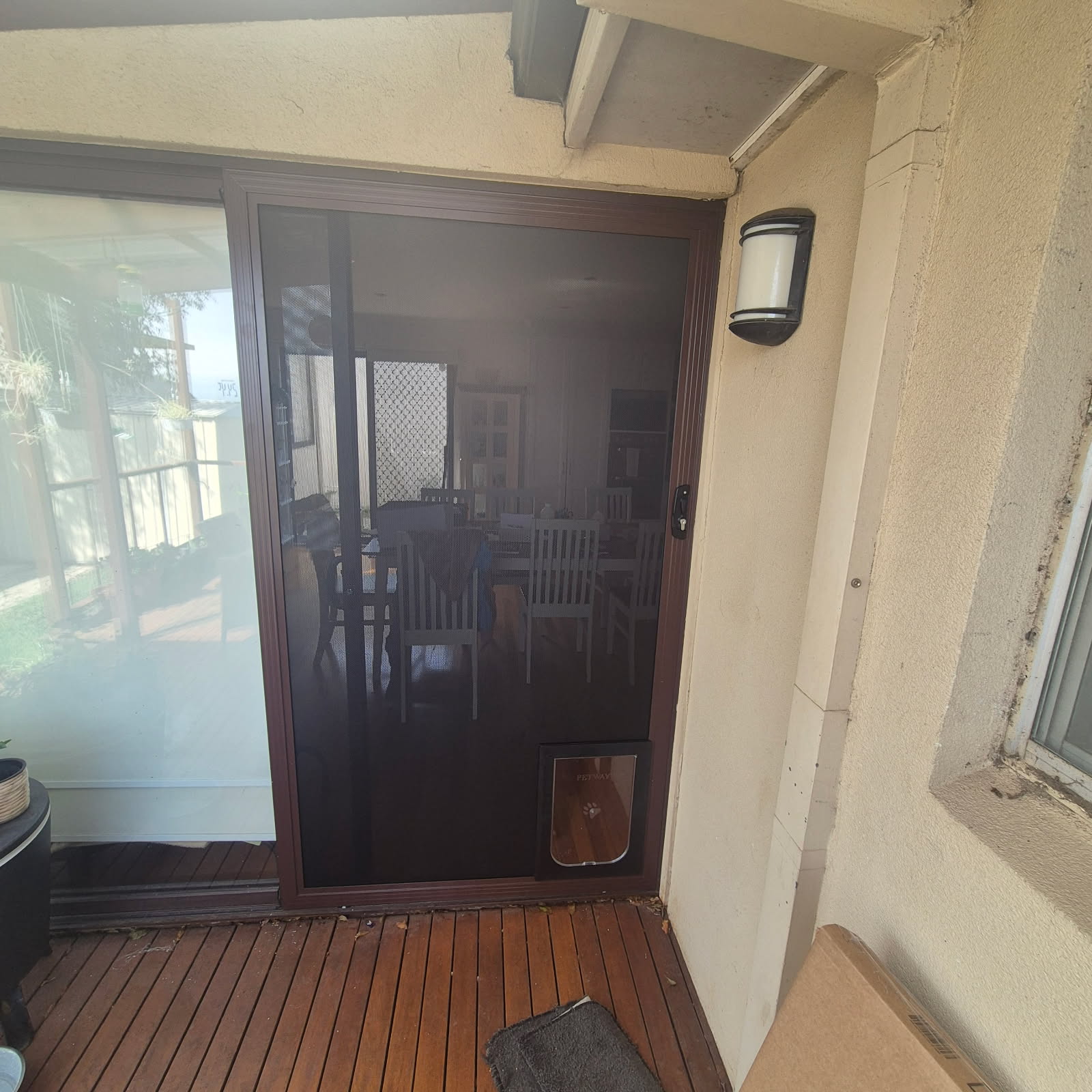 Standard fibreglass mesh roll flyscreen door